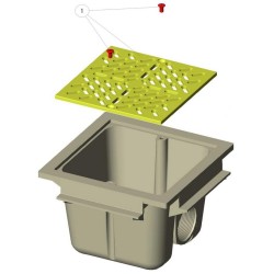 Σχάρα τετράγωνη 210 X 210 (00258-00273)