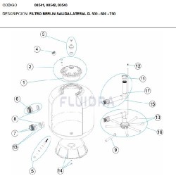 Drainage Strainer Nozzle 3/8