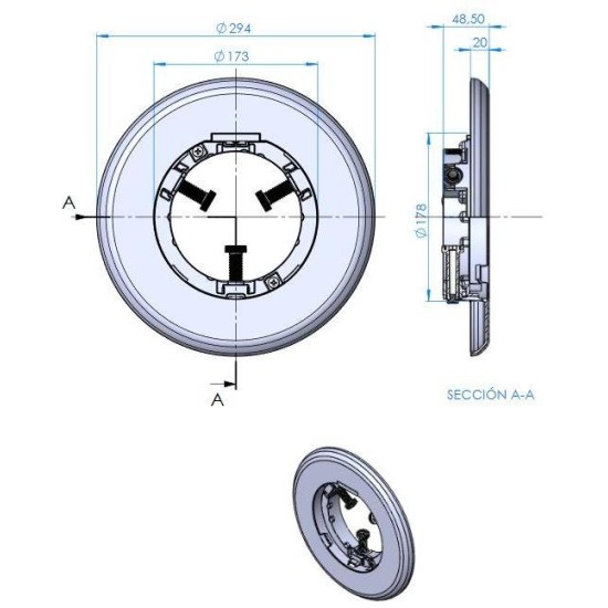Lumiplus flexislim 28w 2750lm luminaire
