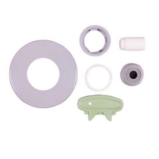 Faceplate for Multiflow return inlet threated light gray for liner