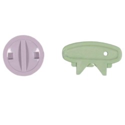 Cap multiflow return inlet threated for liner light grey