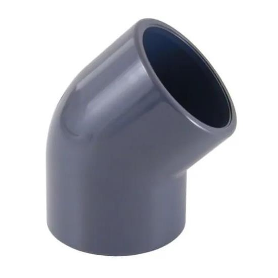 PVC 45° Elbow Solvent Socket D75 Cepex