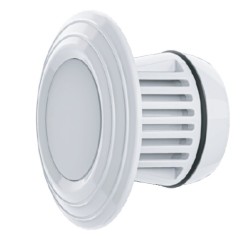 Φωτιστικό led mini λευκό για spa 8w/99led Ac12v D84mmX62mm