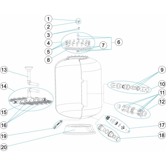 Set Drain Filtration San 2 1/2