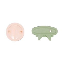 Vacuum cleaner nozzle cap beige