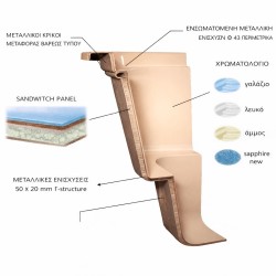 Delta fibreglass pool 950x380x150CM