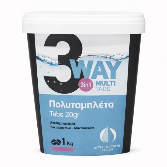 Multi-action tablets 20gr 1KG 3in1