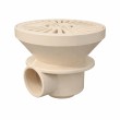 Circular main drain, 2 outlet beige