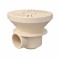 Circular main drain, 2 outlet beige