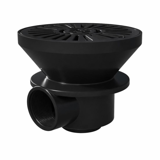 Circular main drain 2 outlet antracita