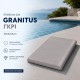 Ίσια επιχείλια Granitus γκρι 50x33x3cm