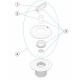 Πλήρες σετ για στόμιο επιστροφής multiflow λευκό
