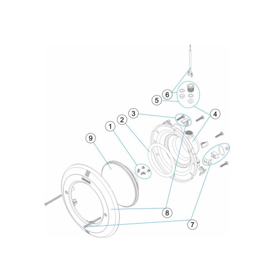 Φωτιστικό πισίνας lumiplus led rgb1100 s/n