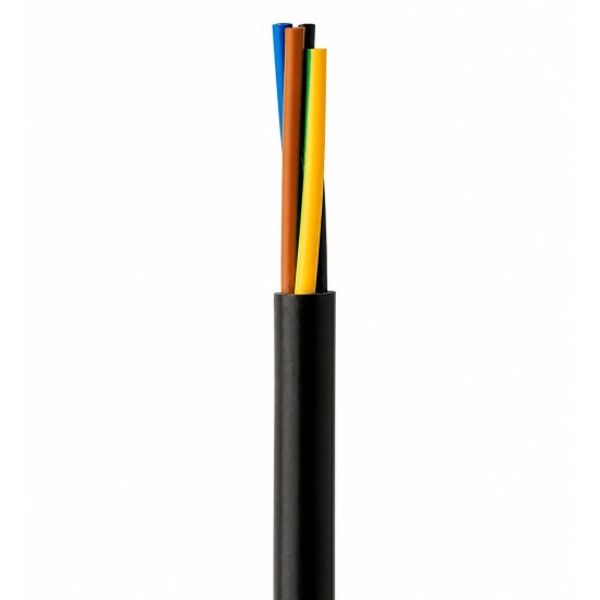 Καλώδιο εύκαμπτο NYNHY3G2 H05VV-F PVC 3*1.5mm2 μαύρο