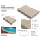 Σετ επιχείλια για οβάλ πισίνα 8x4 χρώμα άμμου