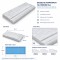 Marble lips for swimming pools 8X4 skimmer with profiles A, D, E of Kavala