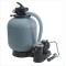 Compact kit 500mm top filter and 1HP pump 10m3/h