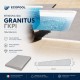 Επιχείλια ίσια Granitus γκρι 50x33x3cm