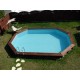 Wooden pool Cannelle 536x336x117 cm
